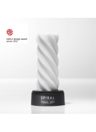 Белый 3D мастурбатор SPIRAL - Tenga - в Курске купить с доставкой