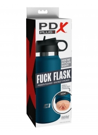 Мастурбатор-вагина в синей колбе F*ck Flask - Pipedream - в Курске купить с доставкой