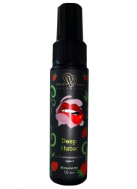 Спрей для горла Deep Throat с десенсибилизирующим эффектом и вкусом клубники - 50 мл. - БиоМед - купить с доставкой в Курске