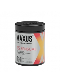 Анатомические презервативы MAXUS Sensual - 15 шт. - Maxus - купить с доставкой в Курске