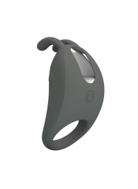 Серое эрекционное кольцо с вибрацией Master Ring - Baile - в Курске купить с доставкой