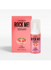 Жидкий вибратор Nuei Rock Me! с ароматом клубники - 20 мл. - Nuei cosmetics - купить с доставкой в Курске