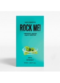 Жидкий вибратор Nuei Rock Me! с ароматом мяты - 20 мл. - Nuei cosmetics - купить с доставкой в Курске