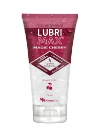 Интимный гель-смазка на водной основе Lubrimax Magic Cherry - 75 мл. - ИнтелБИО - купить с доставкой в Курске