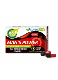 Возбуждающее средство Man’s power - 10 капсул (+1 в подарок) - SuperCaps - купить с доставкой в Курске