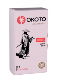 Тонкие презервативы OKOTO Ultra Thin - 12 шт. - Sitabella - купить с доставкой в Курске