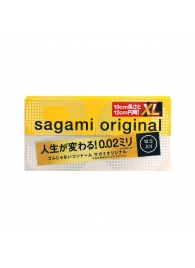 Презервативы увеличенного размера Sagami Original 0.02 XL-size - 12 шт. - Sagami - купить с доставкой в Курске