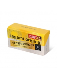 Презервативы увеличенного размера Sagami Original 0.02 XL-size - 12 шт. - Sagami - купить с доставкой в Курске