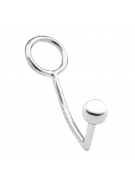 Кольцо на пенис с анальным стимулятором Stainless Steel Anal Hook   Cock Ring - BlueLine - в Курске купить с доставкой