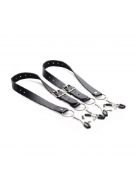 Ремни с зажимами для половых губ Spread Labia Spreader Straps with Clamps - XR Brands - купить с доставкой в Курске