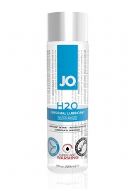 Возбуждающий лубрикант на водной основе JO Personal Lubricant H2O Warming - 120 мл. - System JO - купить с доставкой в Курске