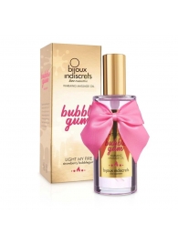 Разогревающее массажное масло Light My Fire Bubble Gum с ароматом бабл-гам - 100 мл. - Bijoux Indiscrets - купить с доставкой в Курске