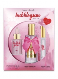 Набор средств для массажа и ласк Bubblegum Play Kit - Bijoux Indiscrets - купить с доставкой в Курске