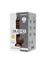 Коричневый фаллоимитатор SILEXD Model 3 7  - 17,5 см. - Adrien Lastic купить с доставкой в интернет-магазине Orgasmix в Курске Коричневый фаллоимитатор SILEXD Model 3 7  - 17,5 см. - Adrien Lastic