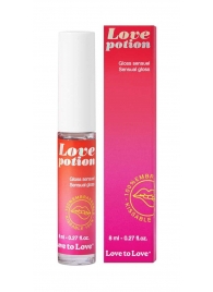Возбуждающий блеск для губ Love Potion - 8 мл. - Love to Love - купить с доставкой в Курске