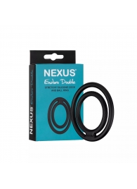Черное двойное эрекционное кольцо Nexus Enduro Double - Nexus Range - в Курске купить с доставкой