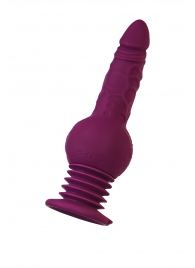 Фиолетовая мини-машина для секса Striker с пультом ДУ - 23,5 см. - ToyFa - купить с доставкой в Курске Фиолетовая мини-машина для секса Striker с пультом ДУ - 23,5 см. - ToyFa - купить с доставкой в Курске