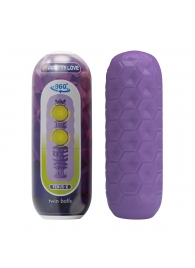 Фиолетовый мастурбатор Venus-X Twin balls - Baile - в Курске купить с доставкой