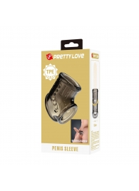 Дымчатая насадка на пенис и мошонку - Baile - в Курске купить с доставкой