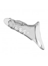 Прозрачная насадка на пенис - 22 см. - Baile - в Курске купить с доставкой