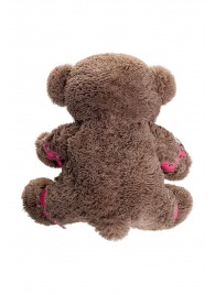 Бондажный набор: бурый мишка с розовыми оковами и наручниками - Pecado - купить с доставкой в Курске