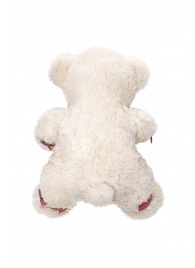 Бондажный набор: белый мишка с розовыми оковами и наручниками - Pecado - купить с доставкой в Курске