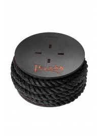 Черная веревка для шибари на катушке - 5 м. - Pecado - купить с доставкой в Курске