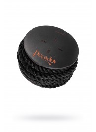 Черная веревка для шибари на катушке - 5 м. - Pecado - купить с доставкой в Курске