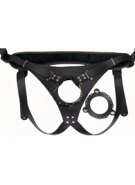 Пояс Hard Brutal для больших насадок - LOVETOY (А-Полимер) купить в Курске с доставкой в Orgasmix.ru Пояс Hard Brutal для больших насадок - LOVETOY (А-Полимер) - купить с доставкой в Курске