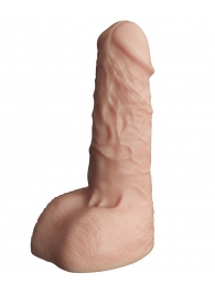 Телесный фаллоудлинитель с мошонкой Cock Next - 17 см. - LOVETOY (А-Полимер) - в Курске купить с доставкой