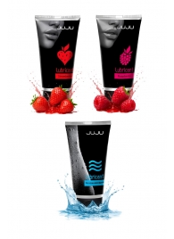 Набор из 3 лубрикантов JUJU (увлажняющий, клубника, малина) - JuJu - купить с доставкой в Курске