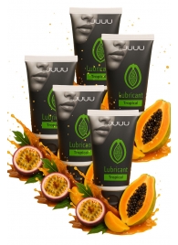 Набор из 5 съедобных лубрикантов JUJU со вкусом тропических фруктов - JuJu - купить с доставкой в Курске