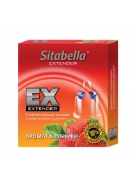 Стимулирующая насадка Sitabella Extender  Клубника - Sitabella - купить с доставкой в Курске