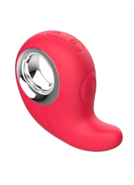 Красный клиторальный массажер с функцией постукивания - Secwell в Курске Красный клиторальный массажер с функцией постукивания - Secwell