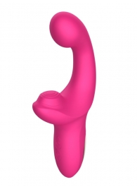 Розовый вибратор с функцией постукивания - 18 см. - Secwell купить в Курске с доставкой в Orgasmix.ru Розовый вибратор с функцией постукивания - 18 см. - Secwell