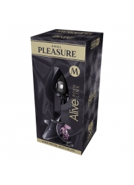 Серебристая анальная втулка Mini Metal Butt Plug Size M с розовым кристаллом - Adrien Lastic в Курске Серебристая анальная втулка Mini Metal Butt Plug Size M с розовым кристаллом - Adrien Lastic