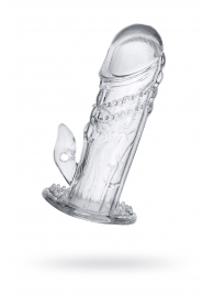 Прозрачная насадка на пенис Uco - 13 см. - A-toys - в Курске купить с доставкой