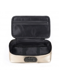 Золотистая сумочка для хранения игрушек Discreet Box - Dorcel - купить с доставкой в Курске