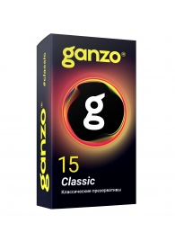 Классические презервативы с обильной смазкой Ganzo Classic - 15 шт. - Ganzo - купить с доставкой в Курске
