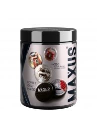 Черные утолщенные презервативы MAXUS Extra Strong с железным кейсом - 15 шт. - Maxus - купить с доставкой в Курске