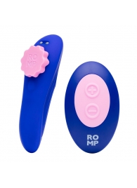 Синий вибратор в трусики с пультом ДУ Party - ROMP в Курске Синий вибратор в трусики с пультом ДУ Party - ROMP