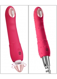 Малиновая насадка на душ с вибрацией Showers to orgasm - 20,1 см. - Orion - купить с доставкой в Курске
