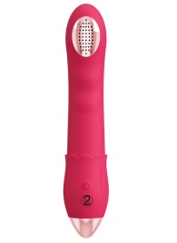 Малиновая насадка на душ с вибрацией Showers to orgasm - 20,1 см. - Orion - купить с доставкой в Курске