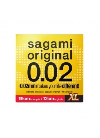 Презерватив увеличенного размера Sagami Original 0.02 XL-size - 1 шт. - Sagami - купить с доставкой в Курске Презерватив увеличенного размера Sagami Original 0.02 XL-size - 1 шт. - Sagami - купить с доставкой в Курске