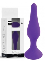 Фиолетовая анальная втулка Silcone Purple Plug Large - 12,5 см. - Boys of Toys в Курске Фиолетовая анальная втулка Silcone Purple Plug Large - 12,5 см. - Boys of Toys