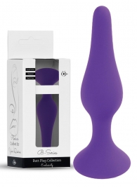 Фиолетовая анальная втулка Silcone Purple Plug Extra Large - 15,5 см. - Boys of Toys в Курске Фиолетовая анальная втулка Silcone Purple Plug Extra Large - 15,5 см. - Boys of Toys