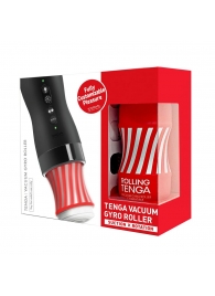 Набор Tenga Vacuum Gyro Roller 3s: мастурбатор и устройство для вращения и создания вакуума - Tenga - в Курске купить с доставкой Набор Tenga Vacuum Gyro Roller 3s: мастурбатор и устройство для вращения и создания вакуума - Tenga - в Курске купить с доставкой