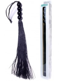 Черная силиконовая плеть - 37 см. - Boys of Toys - купить с доставкой в Курске