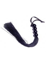 Черная силиконовая плеть - 37 см. - Boys of Toys - купить с доставкой в Курске