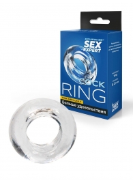 Прозрачное эрекционное кольцо-бублик - Sex Expert - в Курске купить с доставкой